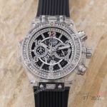 Copy Hublot Big Bang Unico Sapphire Watch Diamond-set Arabic